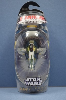 Star Wars Micro Machines Titanium Die-Cast Metal Series - Boba Fett's Slave I