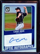 CASEY MIZE ~ 2021 Donruss Optic Baseball Holo Optic Autographs AUTO #CM