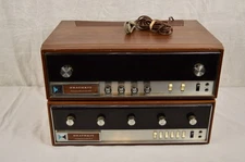 Vintage 1960s Heathkit AA-15 Power Amp & AJ-15 Stereo Tuner for Parts or Repair
