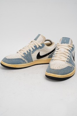 Nike Air Jordan 1 Low SE Sashiko Denim Blue White FN7670-493 UK7.5