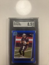 2021 Panini Donruss Optic Downtown Mac Jones #DT-40 Gold Vinyl Prizm /1 (RC)