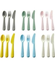 Ikea-Kalas Set Spoons,Forks,Knives- BPA-Free Set