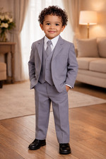 Boys Grey Suit Classic 