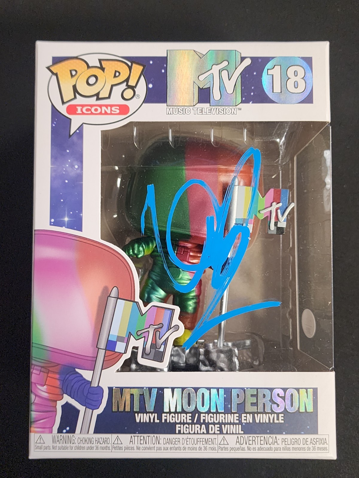 Vanilla Ice Autographed Signed Autograph MTV Moon Person Funko Pop Icons 18 Rare JSA CD80399 