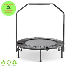 Image of MARCY Trampoline Foldable Cardio Rebounder Handlebar Portable Home Gym Fitness