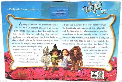 Barbie Kelly Doll & Friends The Wizard of Oz Gift Set 2003 Mattel