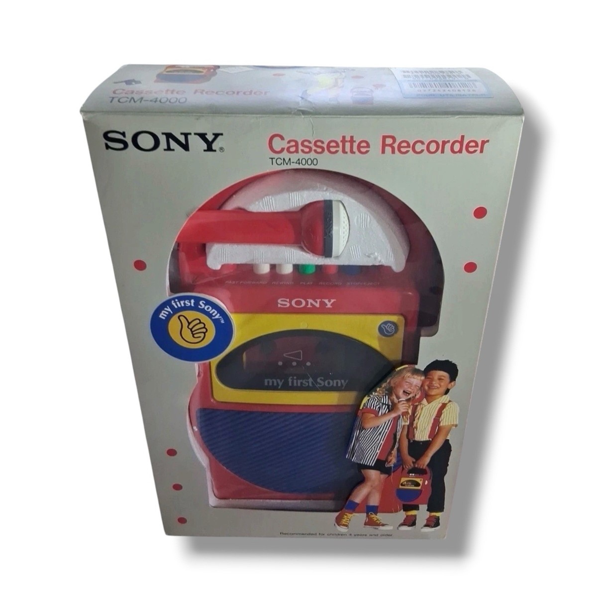 Sony My First Sony TCM-4000 - Magnétophone à Cassette Vintage Rouge - Occasion