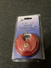Vis- Vuc storage Lock Stainless Steel Disk Padlock 2-3/4" Wide Body hardened