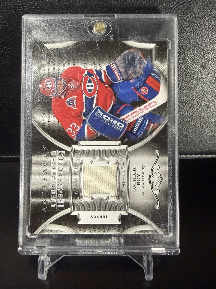 2015-16 Upper Deck Artifacts LSLR-PR Patrick Roy Lord Stanley’s Legacy Relics SP - Image 1 of 4