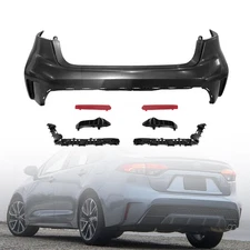 Rear Bumper Cover Compatible with 2020 2021 2022 2023 2024 2025 Toy-ota Corolla