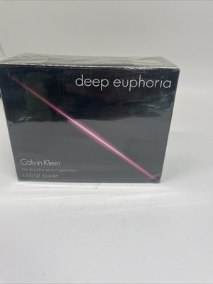 DEEP EUPHORIA by Calvin Klein, 1.7oz EDP Spray for Women, 100% AUTHENTIC,SEALED,