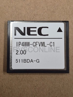 NEC 1100113 SL1100 4 Port x 40 Hour Large Flash Voice Mail Card IP4WW-CFVML-C1
