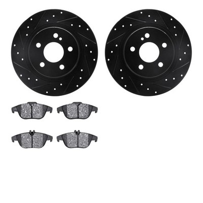 Dynamite Friction Disc Brake Kit for 2008-2012 Mercedes-Benz C300 8502-63050