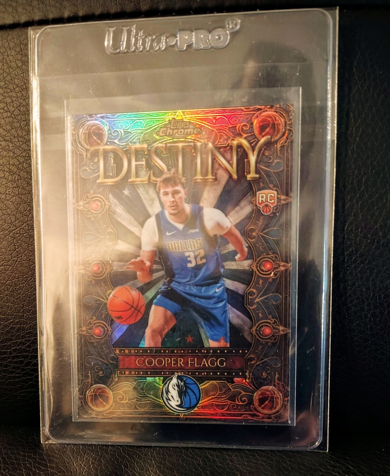 2025-26 Topps Chrome Cooper Flagg Destiny Holo Refractor RC SSP