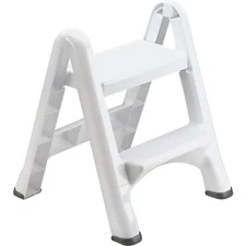 Rubbermaid White 2-Step Stool