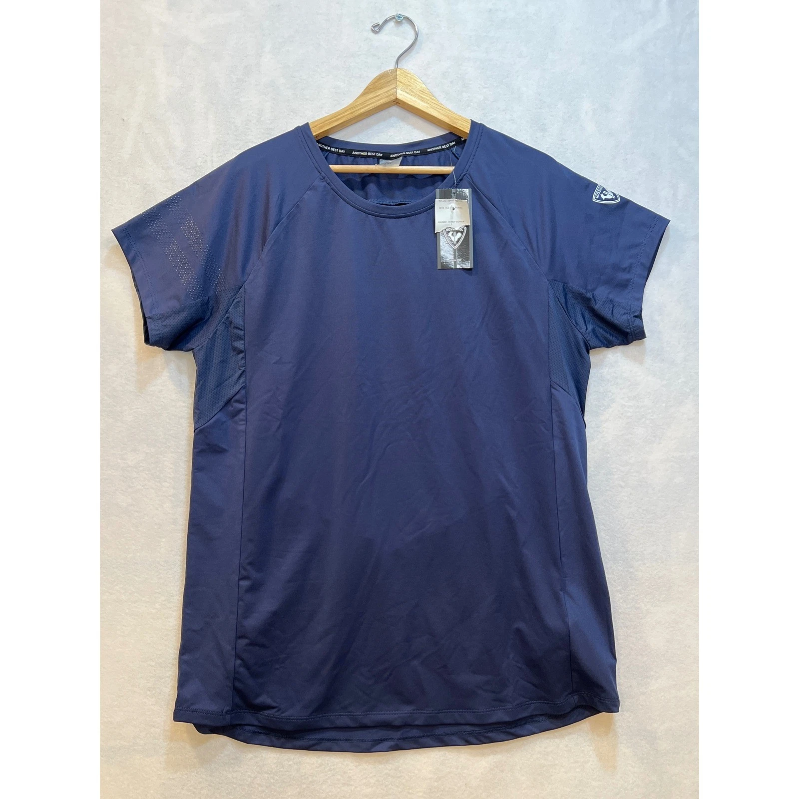 Rossignol W MTB Tee Womens 2XL Dark Navy Blue Athletic Training Top New