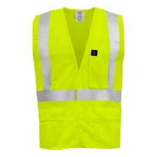 VEST FR POLY MESH LIME 1284FR-L