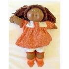 Vintage 1980s CABBAGE PATCH KID Original Coleco 16” Dark Skin/Hair/Eyes (EUC)