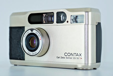Rare Gem P01000 Contax T2 Platin Carl Zeiss T 38/2.8 35mm Film Camera JAPAN