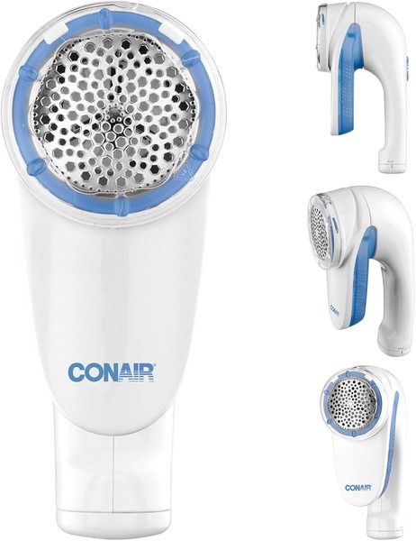Conair Rasuradora de tela a pilas portátil: elimina pelusas y bolitas de tejidos