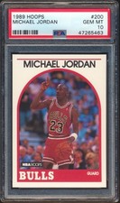 1989 Hoops #200 Michael Jordan PSA 10 Gem Mint