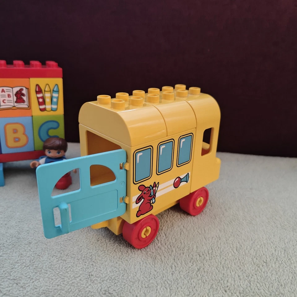 Duplo Lego 10603 - Mon Premier Bus - Complet - Ecole Enfants Chiffre Lettre - Photo 4/4