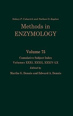 Methods in Enzymology Ser.: Cumulative Subject Index, Volumes 31, 32 And ...