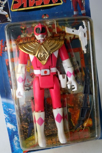 VINTAGE 90'S POWER RANGERS 8" PINK RANGER KO FIGURE DAIRANGER SUPER SENTAI NEW - Picture 4 of 8