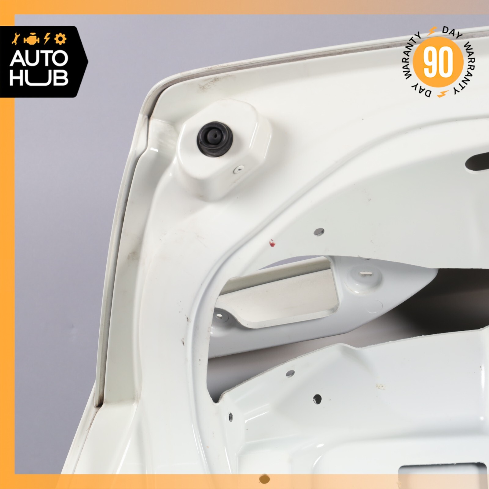 08-19 Maserati GranTurismo M145 Coupe Trunk Lid Panel Assembly White OEM 61k
