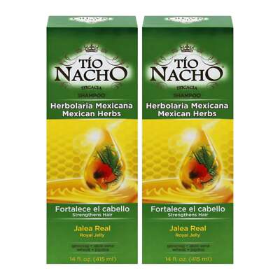 Tio Nacho Shampoo Mexican Herbs - Herbolaria Mexicana, 14oz (415ml) (Pack of 2)