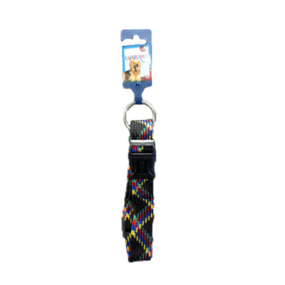 ADJUST COLLAR  40-65cm 28mm BK CASABLAN