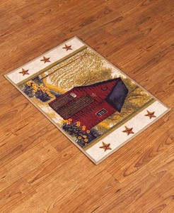 Rustic Country Primitive Outhouse Bathroom Rug Bath Mat Farmhouse Bath Ebay