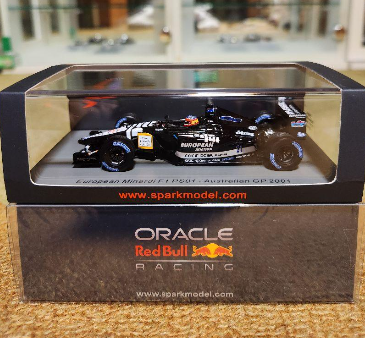1/43 Spark European Minardi PS01 F アロンソ Used Spark 1/43 European Minardi Ps01 F Alonso Minicar from