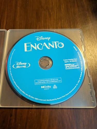 Encanto (Blu-ray) - Disney- Like New- Disc only! with blank cd case