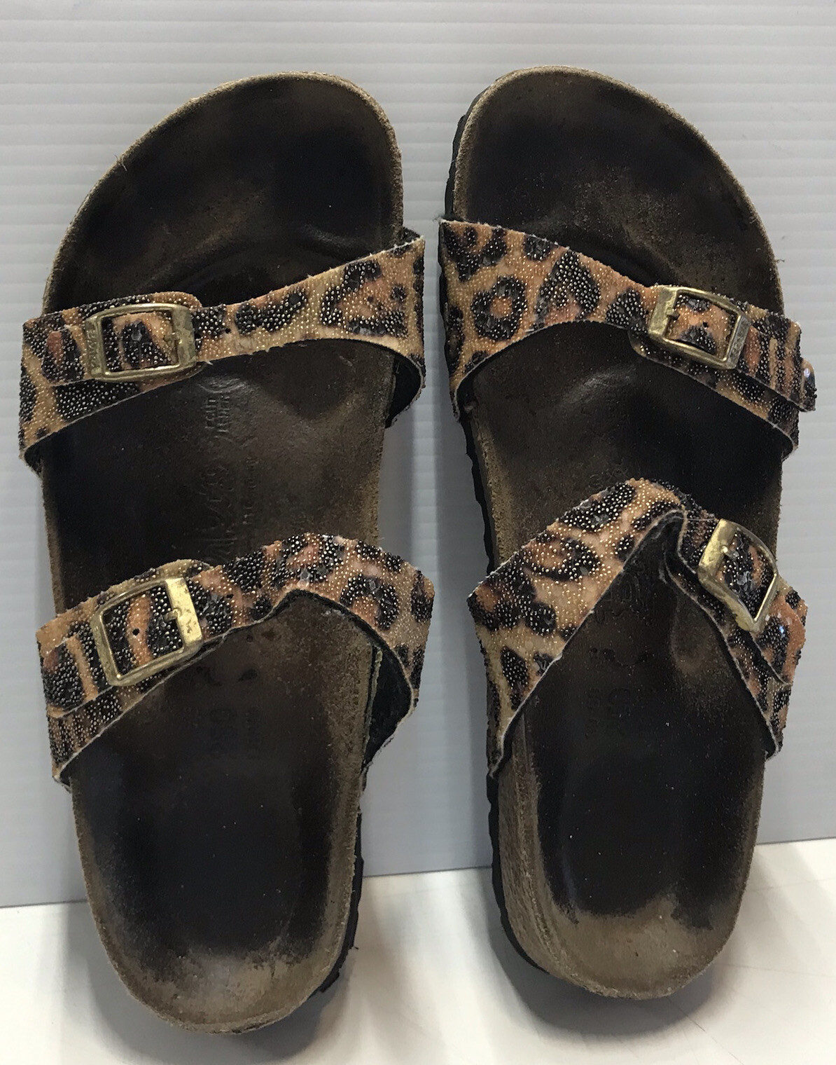 leopard print birkenstocks