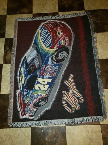 Lancia arazzo vintage 56" Northwest Company NASCAR Jeff Gordon #24 Jacquard - Foto 6 di 9