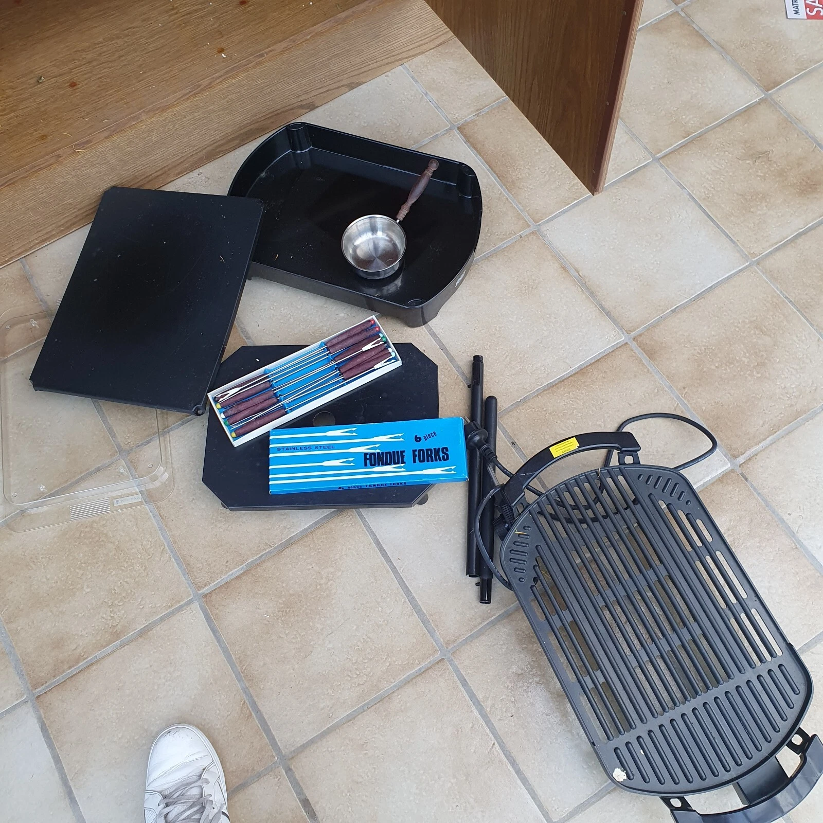 electric grill barbecue fondue complete electric grill