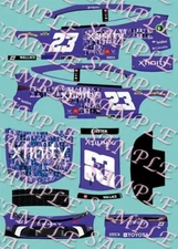 2024 Bubba Wallace #23 Xfinity Martinsville 1/64 Peel&Stick