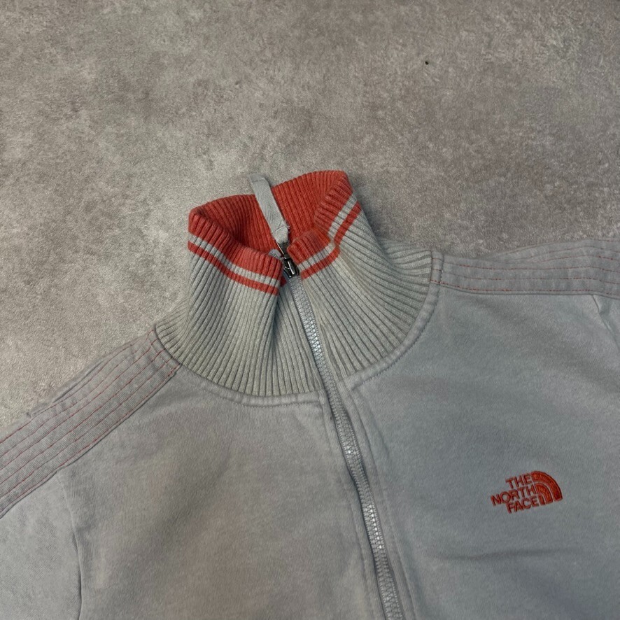 The North Face Sweatshirt Womens Full Zip Vintage Jumper, Grey, Medium image 7