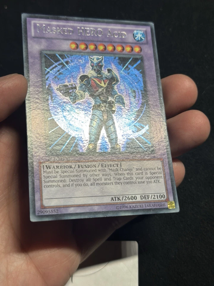 YuGiOh! Masked Hero Acid PRC1-EN018 (NM FADED) — TRUE GEM 💎 - Image 4 of 4