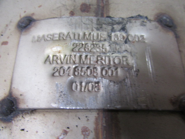 Maserati Granturismo, Exhaust Cross Pipe, Used, P/N 228235