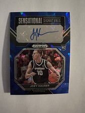 2023-24 Panini Prizm Draft Picks Joey Hauser Sensational Signatures Blue 74/75