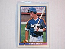 Craig Biggio 1991 Bowman Base Card #556