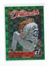 2014 Donruss Elite Dominator #28 Curt Schilling Red Sox /999 