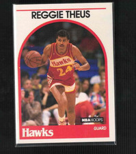1989-90 NBA Hoops Reggie Theus Atlanta Hawks