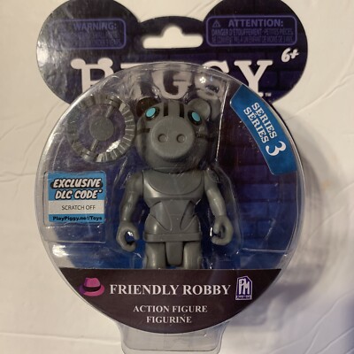 Piggy Friendly Robby 3.5” Series 3 Action Figure Toy Roblox w/DLC ...