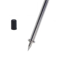 Cello Endpin Titanium Alloy Dia 8mm Solid Pin 600mm Detachable Head Rubber Head