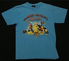 Rare Vintage GIANT Classic Rivalry Nintendo Donkey Kong Mario T Shirt 90s 2000s