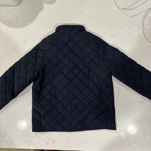 Polo Ralph Lauren Quilted Jacket Boys 4T Navy Snap Button Barn Coat Outdoor - Picture 6 of 6