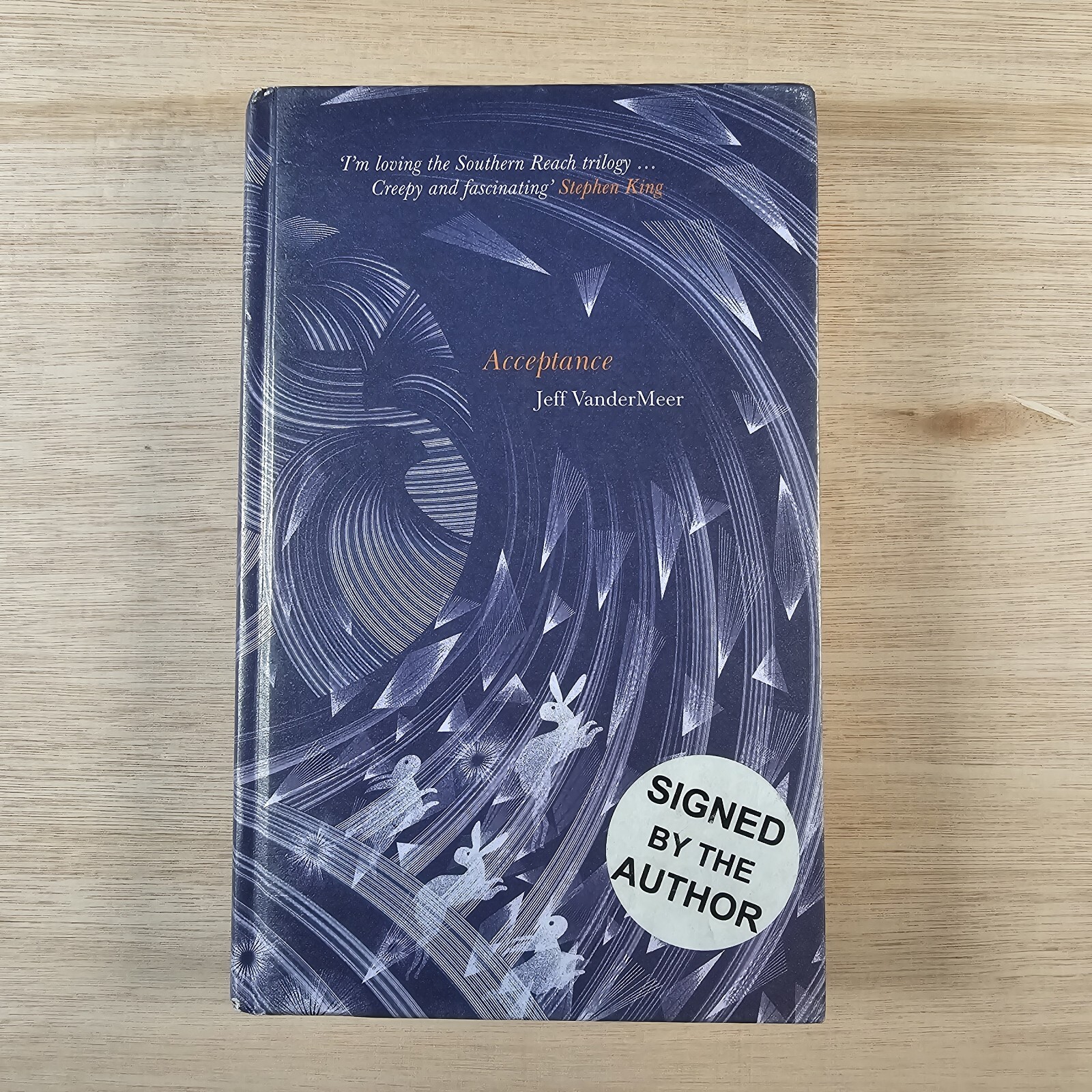 Acceptance (The Southern Reach Trilogy) Signed Jeff VanderMeer (Hardcover, 2014)